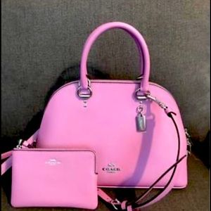 Brand NWT Coach bag with matching wallet.